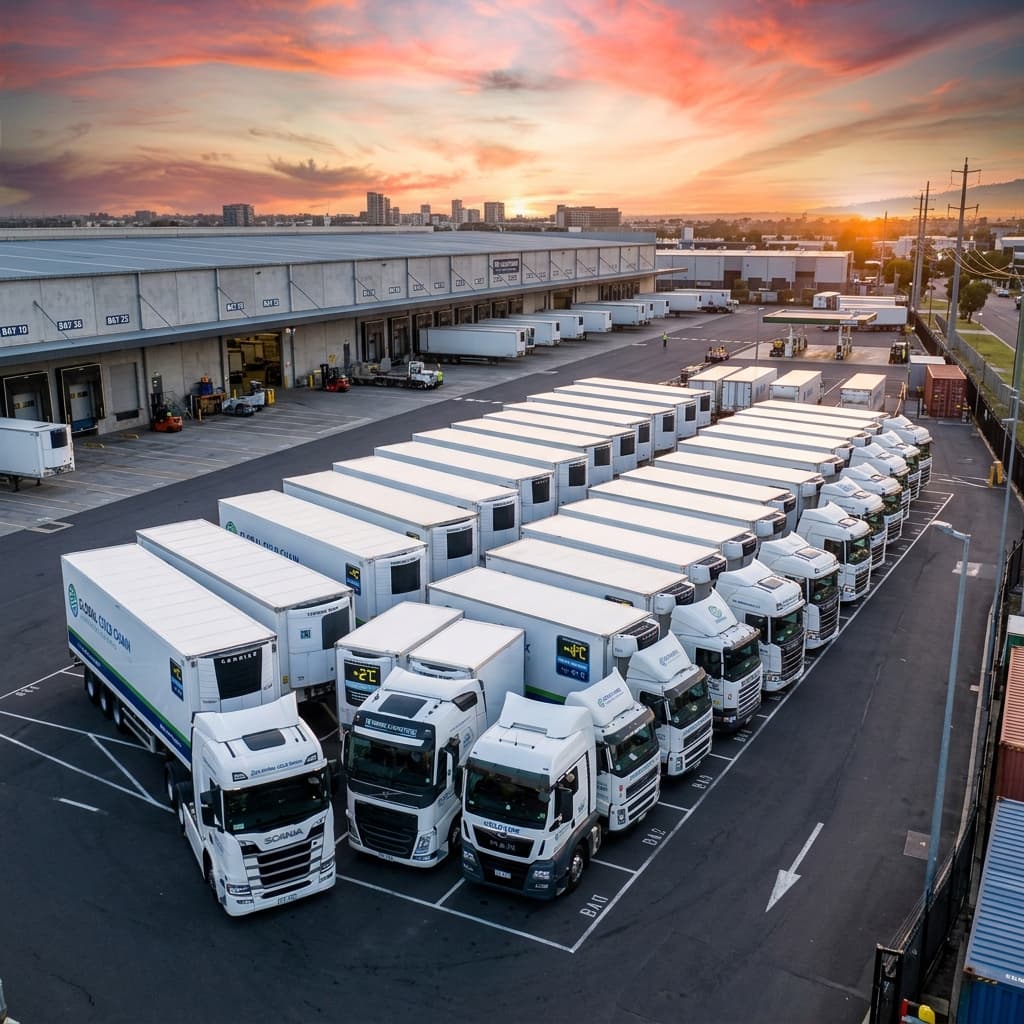 Refrigerated truck fleet